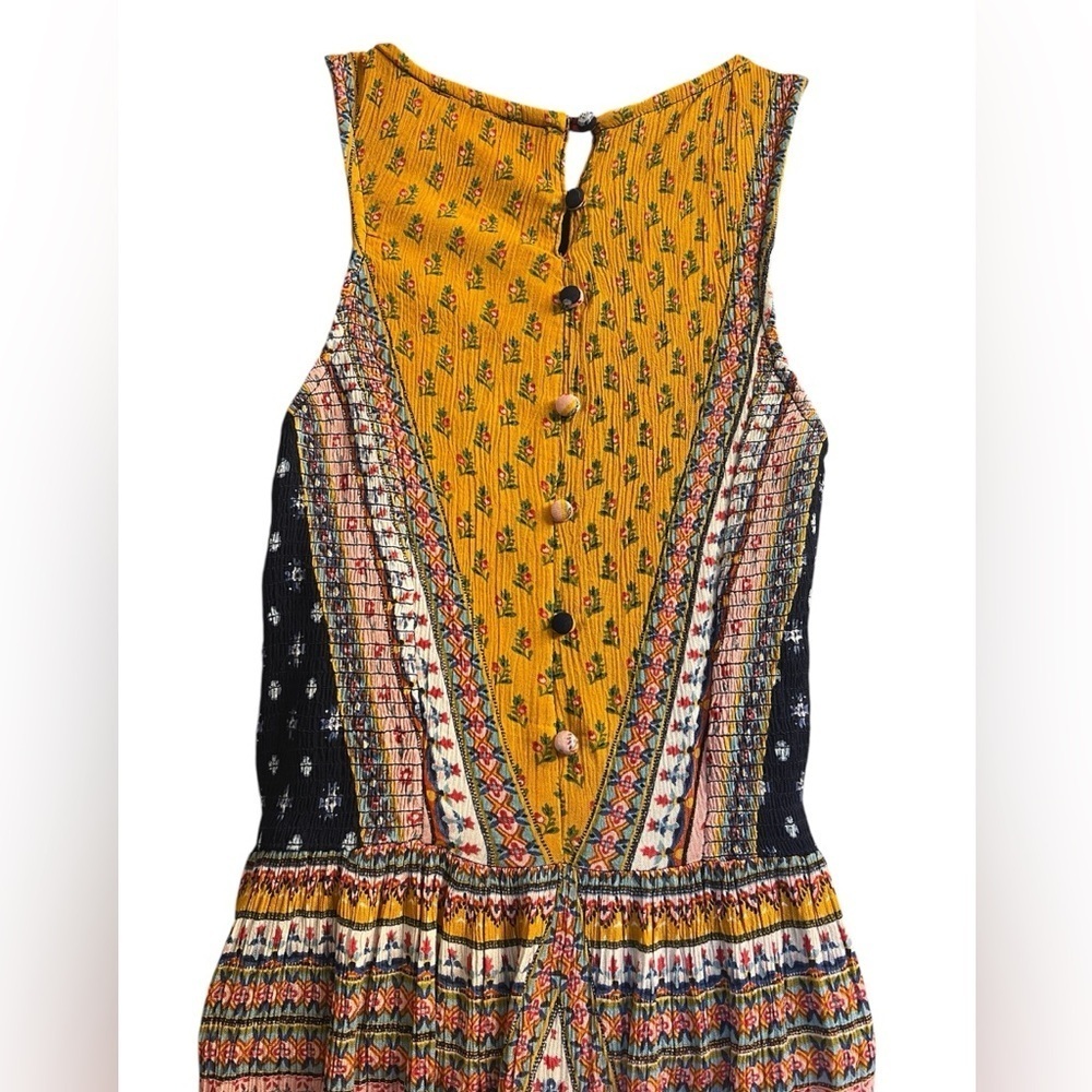 Patrons of Peace Boho Multicolor Sleeveless Lightweight Dress Sz M - Picture 3 of 4